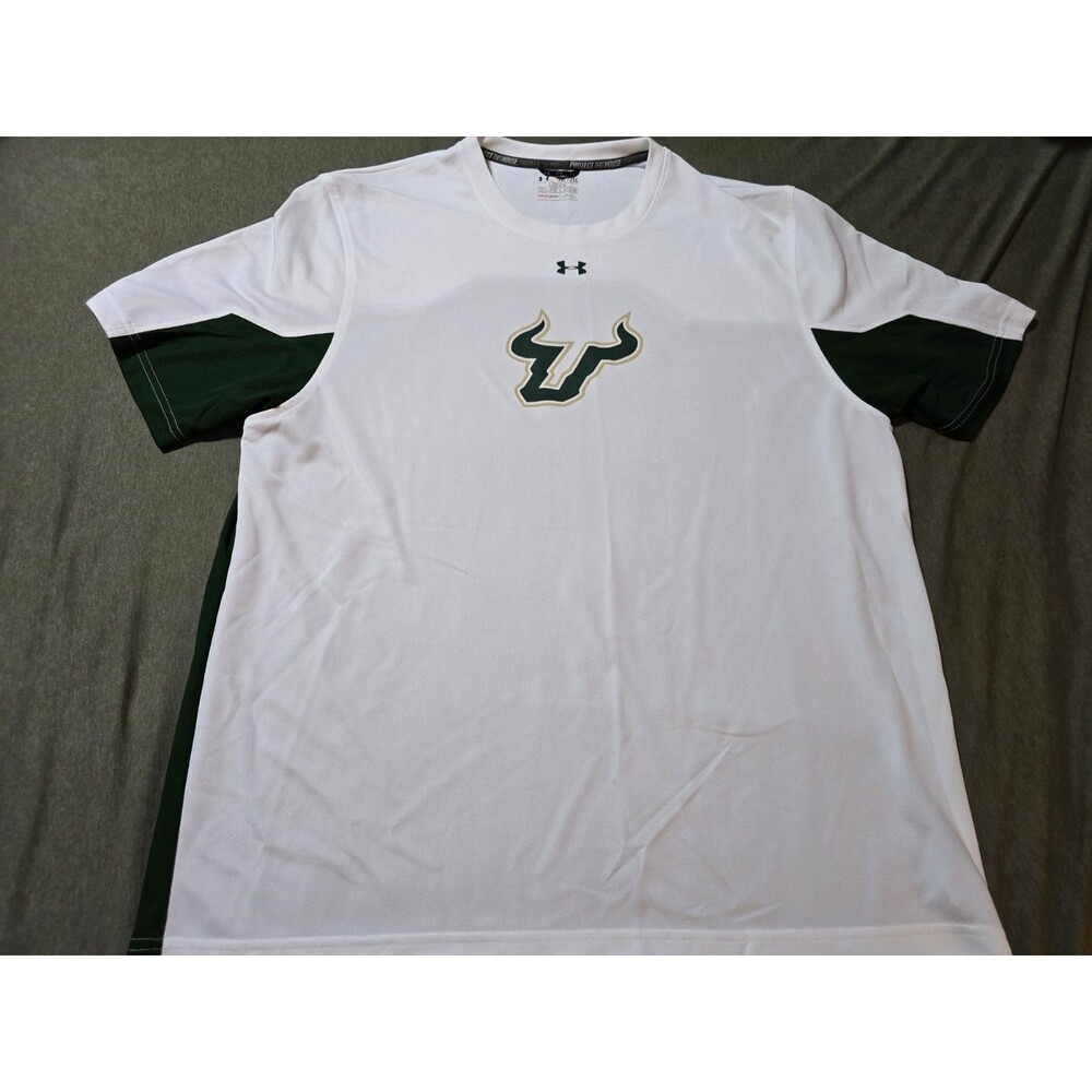 USF Bulls Mens 2XL Under Armour South Florida Performance Shirt Heat Gear